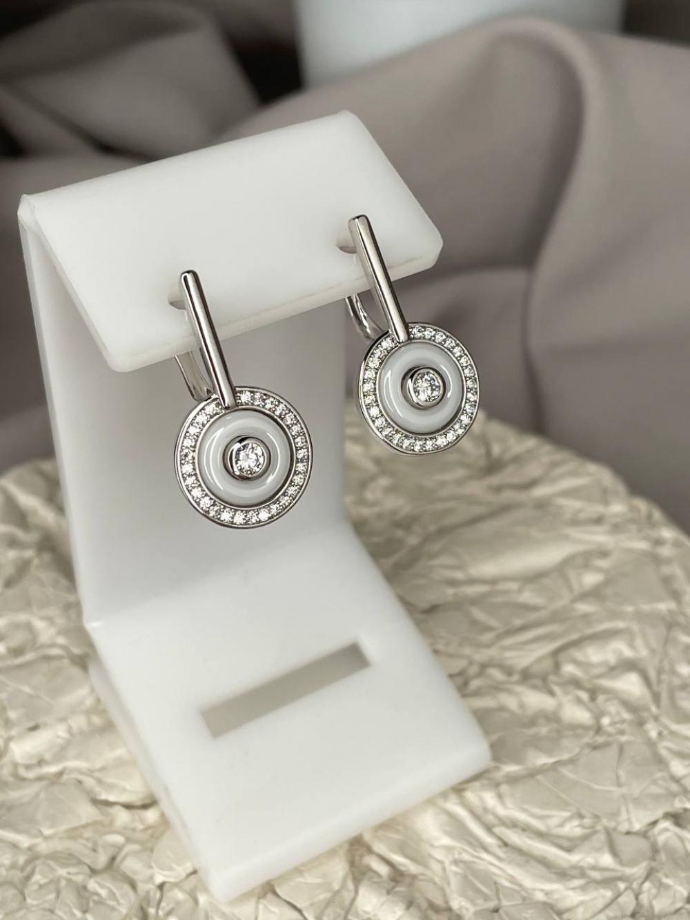 Керамические серьги