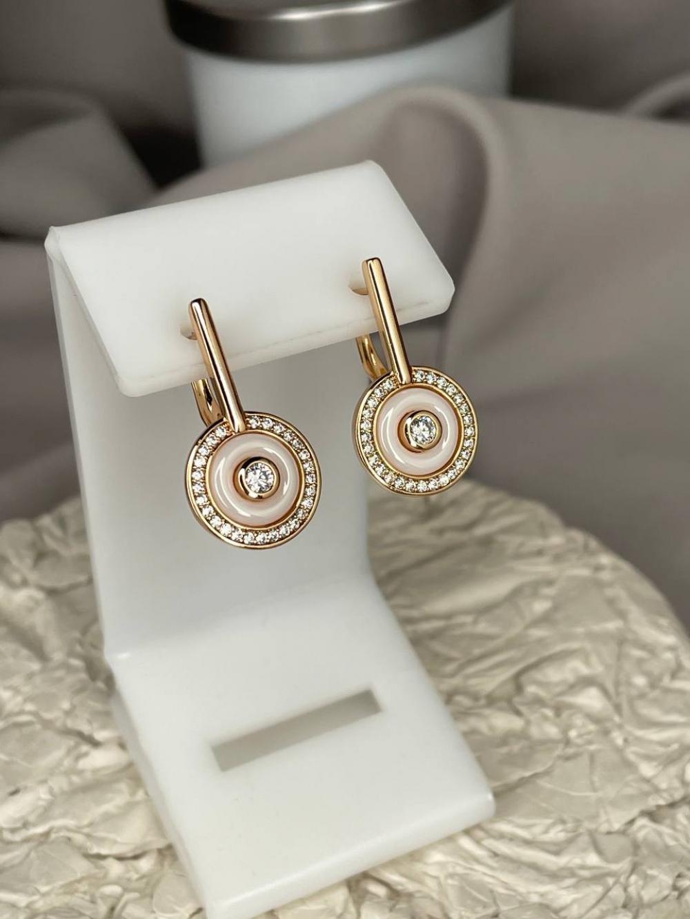 Керамические серьги